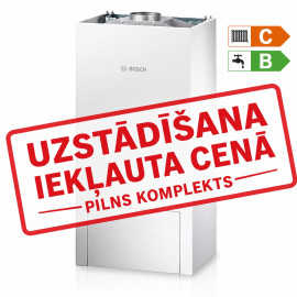 BOSCH Gaz Star 4000 W GS4000W 24 C ar pilnu montāžu – Gāzes apkures katls ar karstā ūdens sagatavošanu
